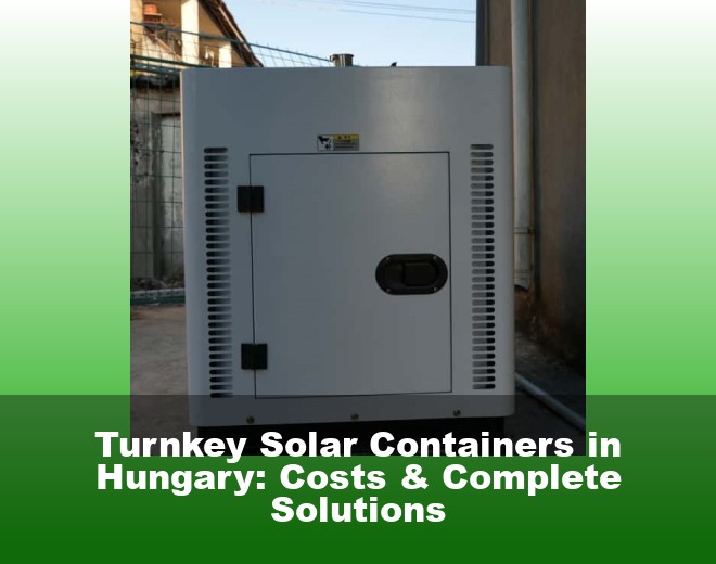 Turnkey Solar Containers in Hungary: Costs & Complete Solutions